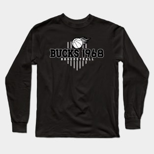 Vintage Pattern Bucks Sports Proud Name Classic Long Sleeve T-Shirt